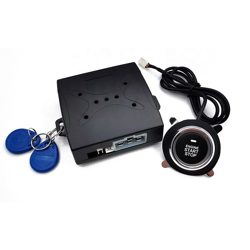 CARQSENG One Button Start Stop Engine RFID Chip System With Smart Key Anti-theft Service System