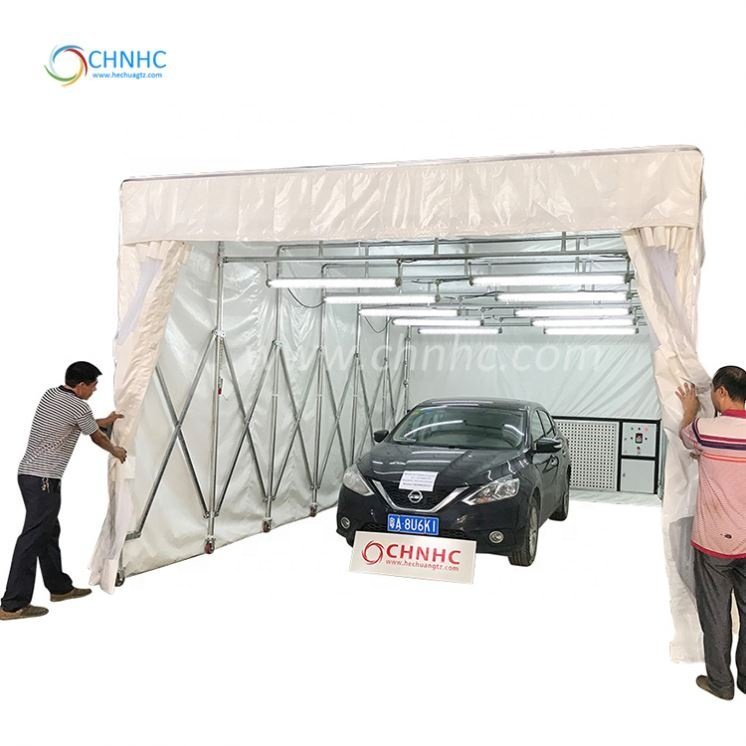 2023 Hot Sale Factory Direct Sale Car Retractable Spray Booth/Portable Spray Booth for Sale