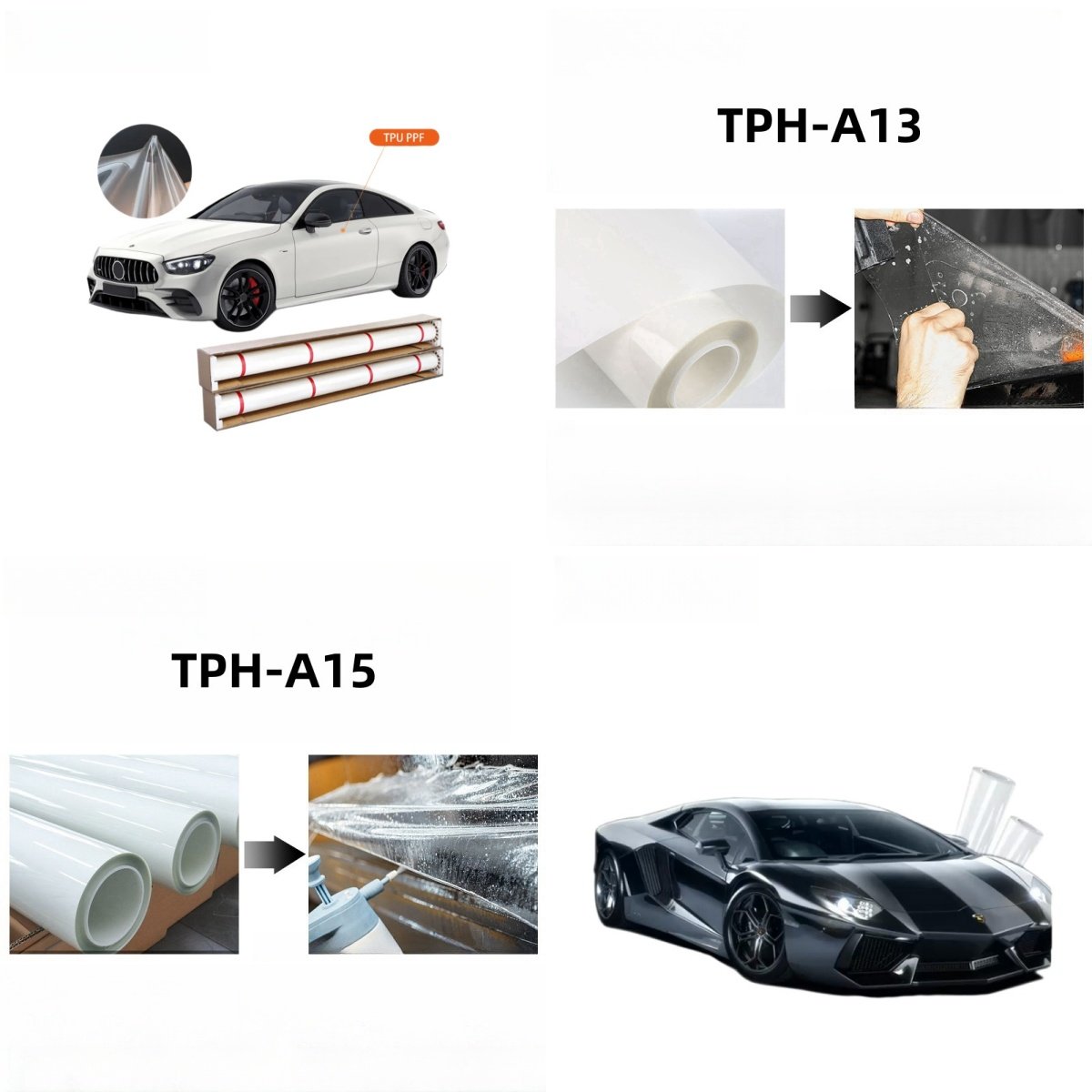 ZT Car ppf paint protection film TPH A15,transparent film car protection,paint protection film for cars