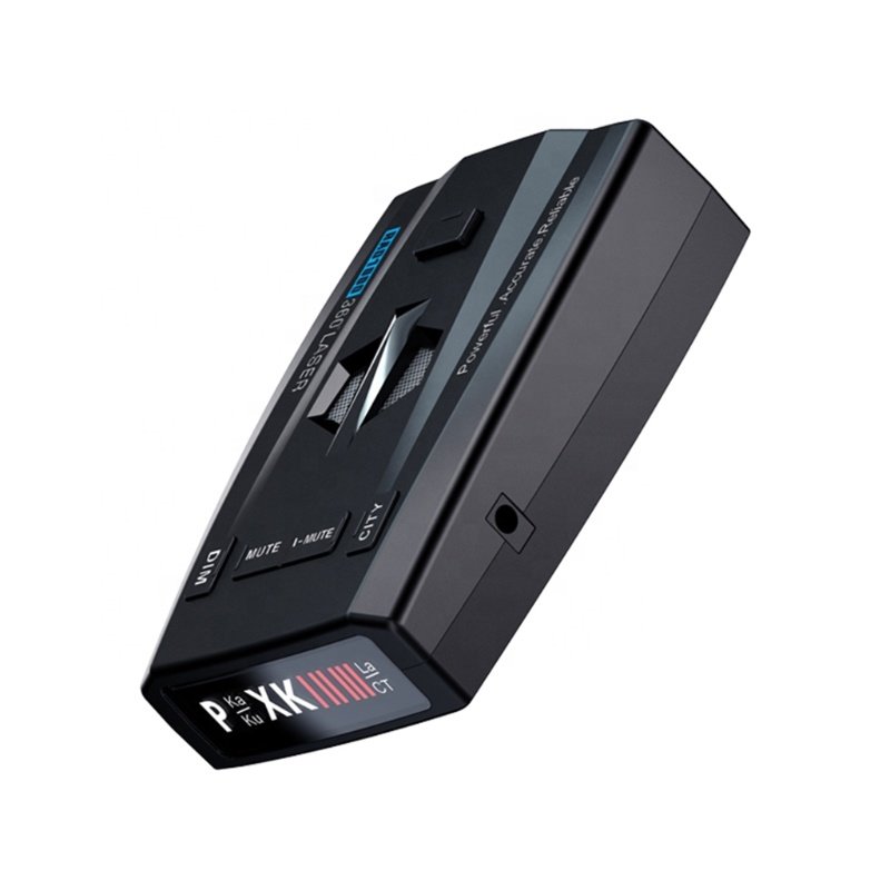 New 2021 Full-Band Monitoring 360 Car Anti-Police GPS Camera Laser Radar Detector Voice Alert Speed Control Detector Overspeed