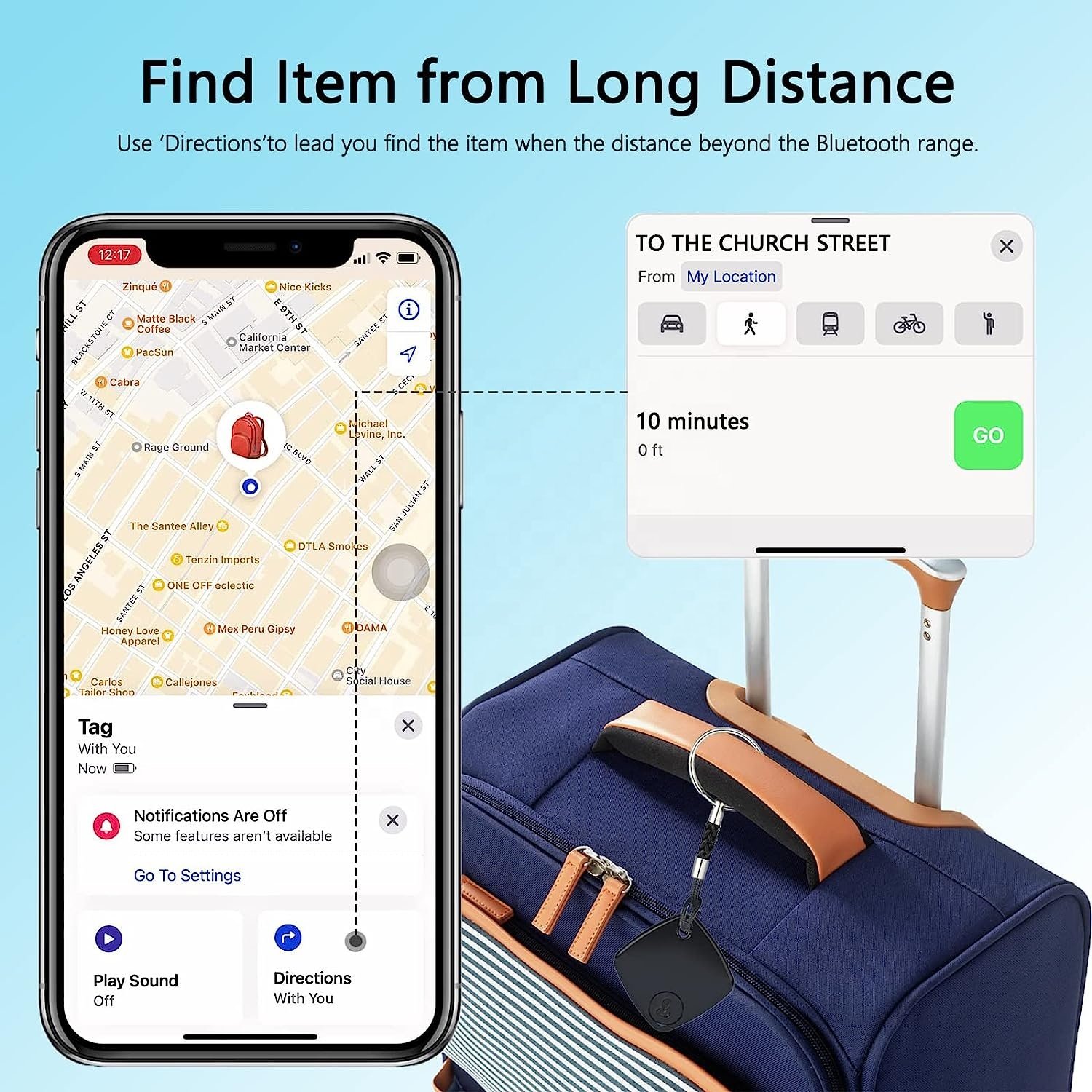 Wholesale Mini Suitcase Luggage Car Locator Pet Bag Wallet Kids Anti Lost Smart GPS Tracker Wireless Key Finder
