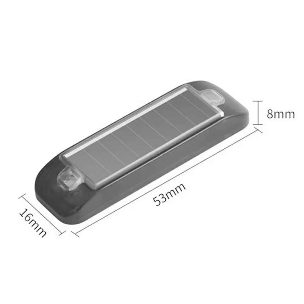 Solar Warning LED Flashing Light Waterproof Solar Security Lights for Night Driving Barricade Safety Road Construction Signs