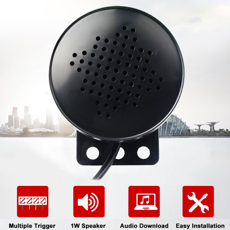 Customized Sound 4 Ways Triggers Sound Alarm Speaker