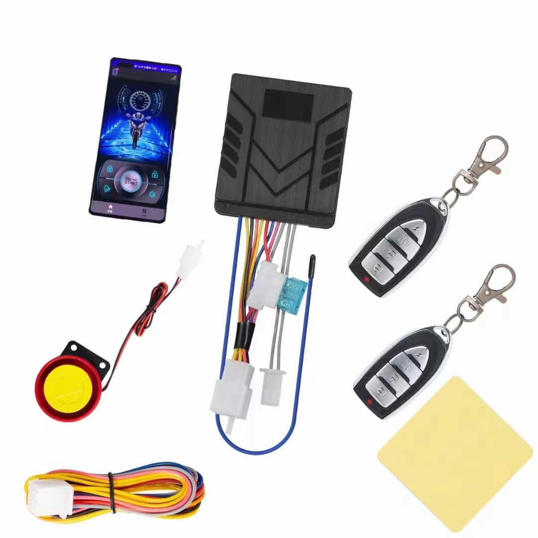 Hotselling Anti Theft Motorcycle Security System One Way Motorcycle Alarm with Mobile Phone APP Control Remote Control