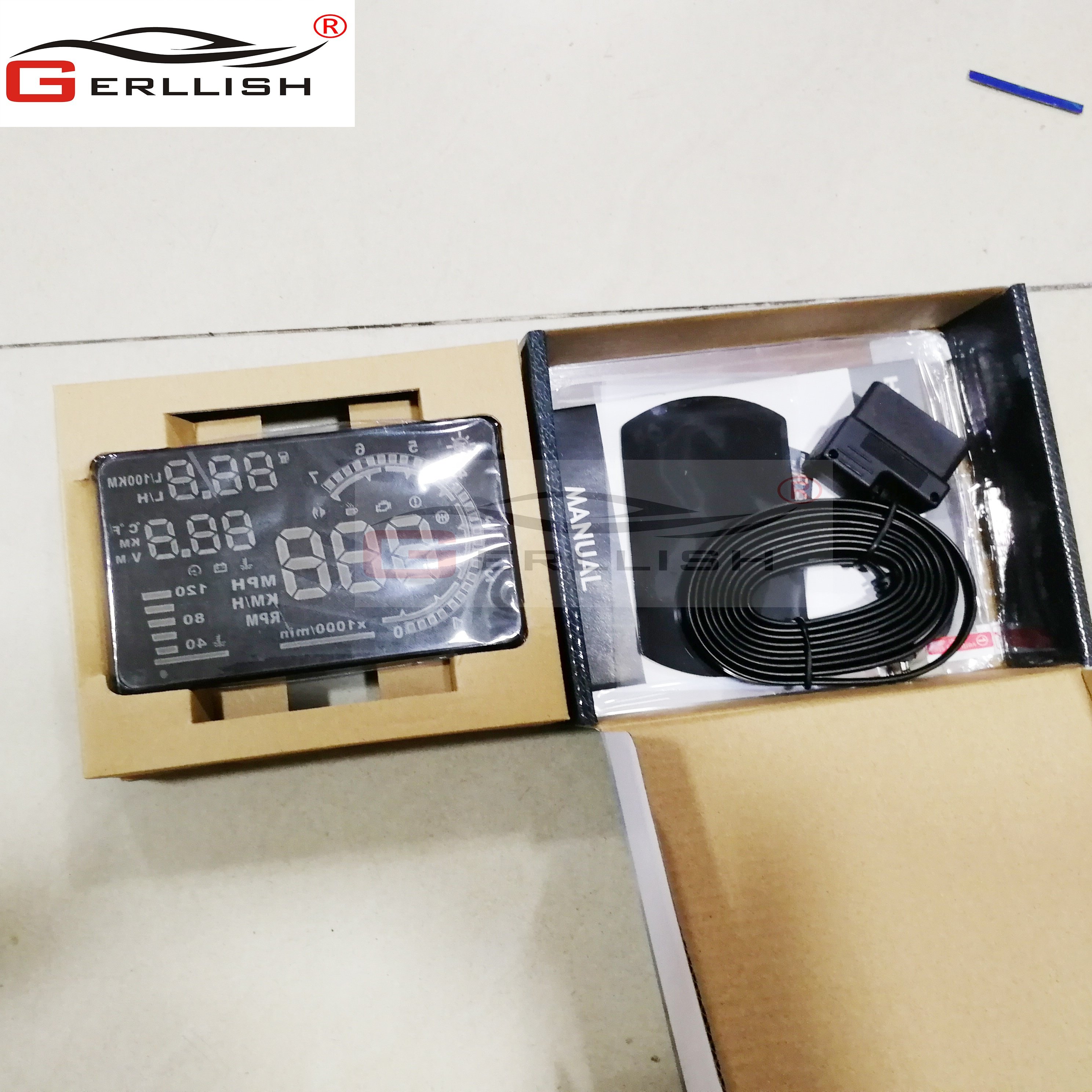The Best-selling 5.5-inch HUD OBD2 Car Overspeed Alarm Head-up Display Car HUD
