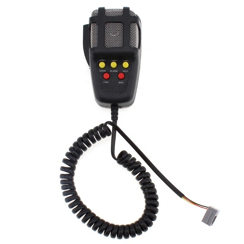 100W 5/7 Tone Loud Siren Motorcycle Truck Car Speaker Loud Siren Horn 130db With MIC Loud Horn Siren Fire Ambulance Loudspeaker