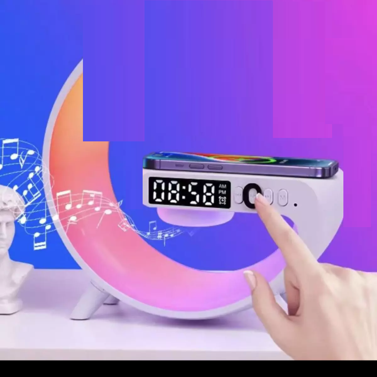 2024 Promotional Branded Speakers 5W Wireless Charging and 3 Watts BT Speaker LIGHT