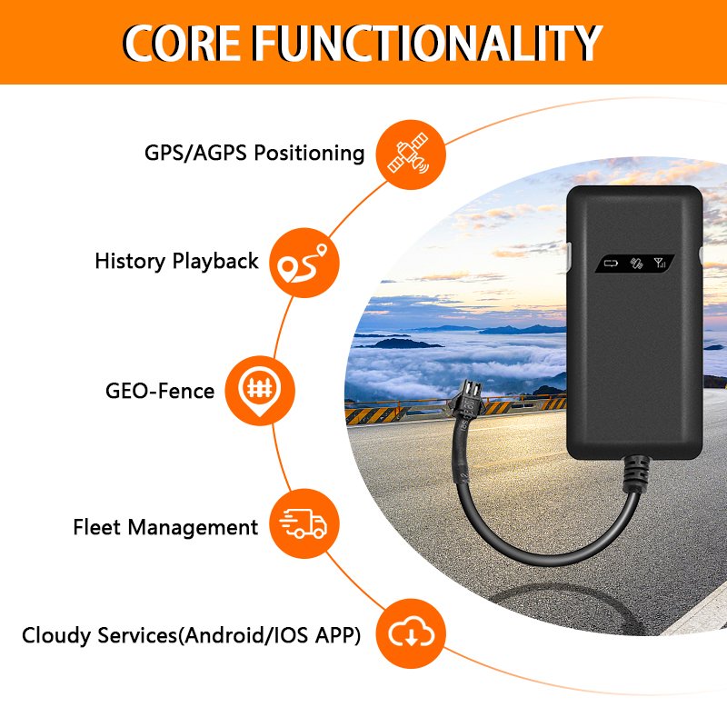 Mini Vehicle 2G GPS Car Tracker GT02A Cheap Realtime Tracking Antitheft in High Speed Platform GPS Car Tracker