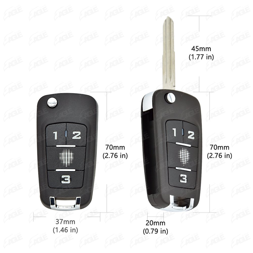 South America Market Fixed/learning Code Remote Controls for Chevrolet Car Alarm