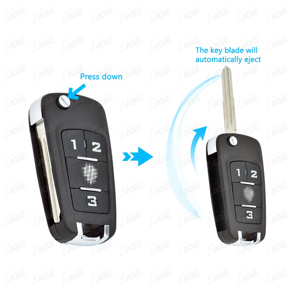South America Market Fixed/learning Code Remote Controls for Chevrolet Car Alarm