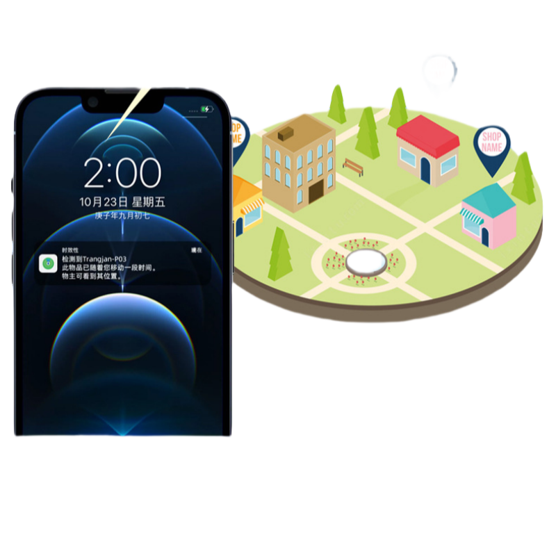 Pet Tracker Mini Smart Air Tag Key Finder Kid Elderly Tracking Device Anti Lost Alarm Location Lost Item GPS Tracker