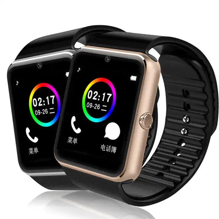 New Arrival Sim Card Smart Watch GT08 With Camera GT08 Smart Watch Phone Support TF Card Facebook for Iphone GT08 Watch