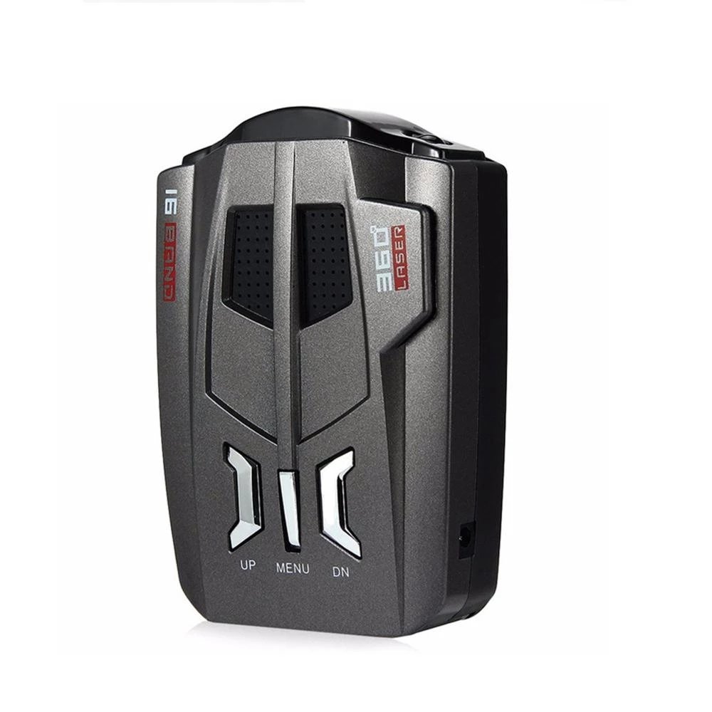 V9 Trucker Speed 360 Degrees Vehicle Radar Detector Car Voice Warning Alarm 16 Band Auto LED Display English / Russian