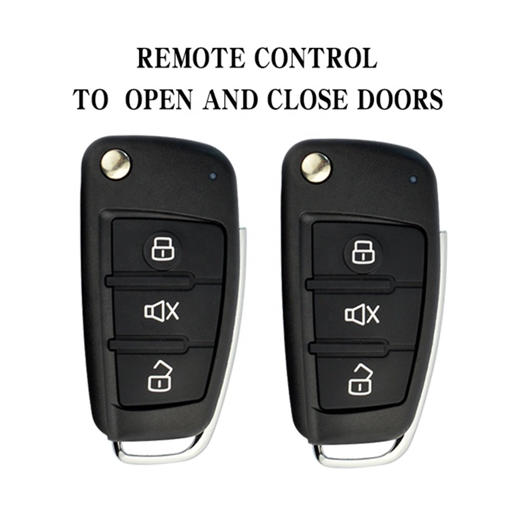 One Way Auto Alarm Security System Keyless Entry Siren Remote Control Burglar Alarm With Central Door Lock System