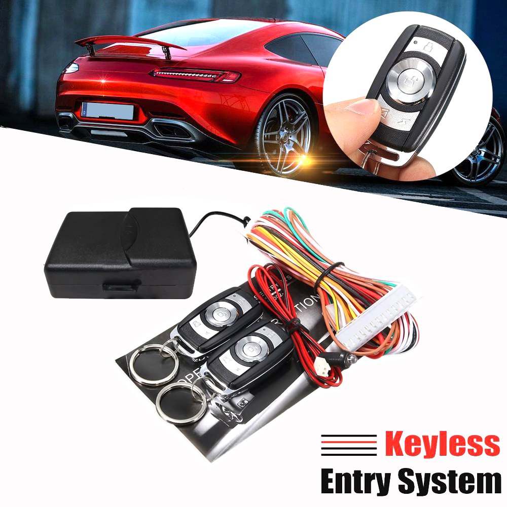 Universal Car Alarm Systems Auto Remote Central Kit Door Lock Keyless Entry System Emark Central Locking with Remote Control
