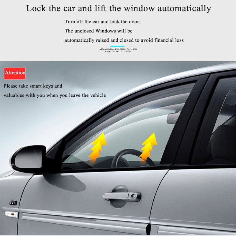 Car Alarm Passive Keyless One Button Start Remote Control Auto Central Lock Push Button Start Stop 12V Universal Automotive PKE