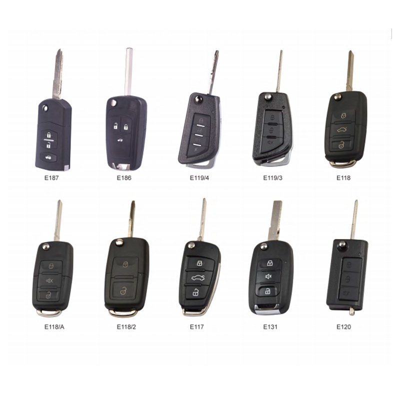 2024 Newest Car Remote Smart Key 315Mhz 433Mhz 3 Button Folding Car Remote Key Flip Folding Key