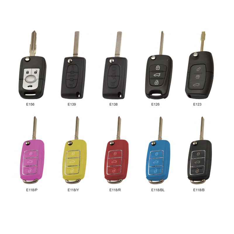 2024 Newest Car Remote Smart Key 315Mhz 433Mhz 3 Button Folding Car Remote Key Flip Folding Key