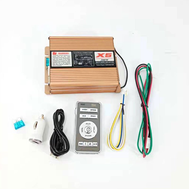 200W Sirens Talking for Car Alarms Auto Siren Horn PA Speaker Car Warning Alarm Horn MIC System Kit Loud Alarm Siren