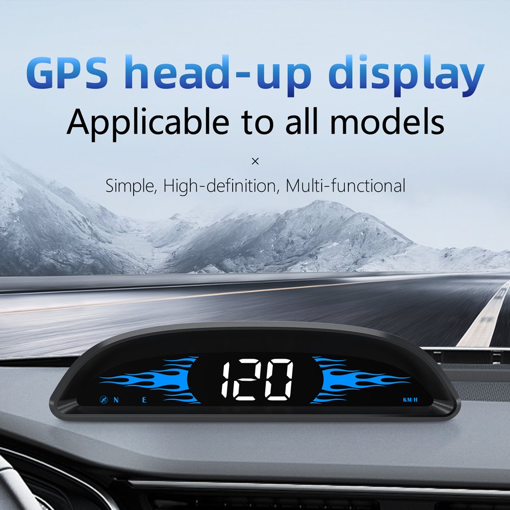 G2 Head up Display Car GPS With KM/h MPH Overspeed Alarm Speedometer Smart Gadget Hud Digital Gauges Auto Electronics
