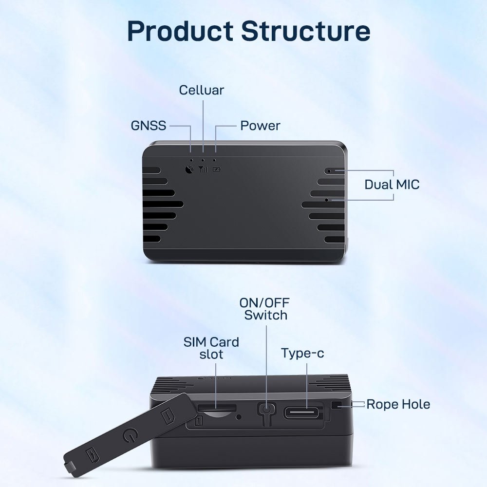 Micodus ML100G Portable Mini Asset Tracking Device Long Battery Life Wireless Gps Car Tracker 4G
