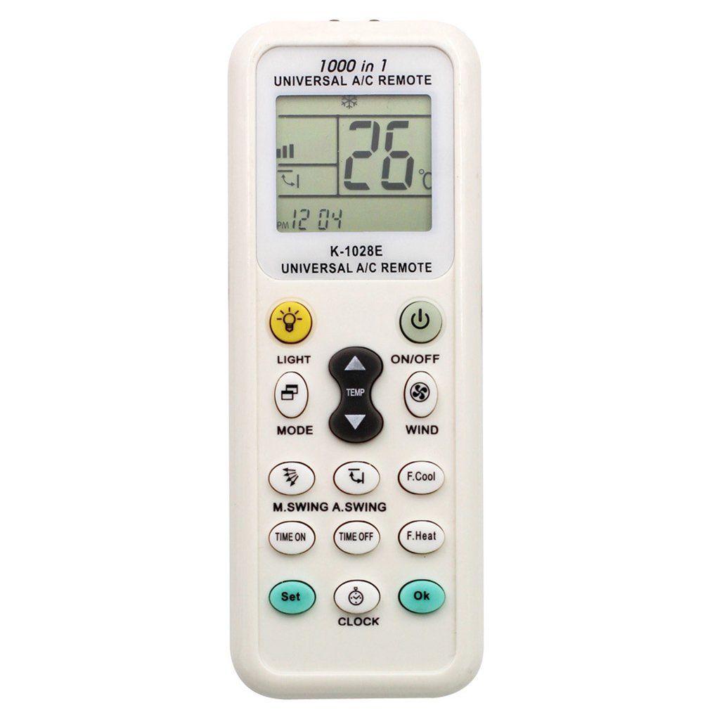 Universel 1000 in 1 Airconditioner Afstandsbediening K-1028E One-Key Instelling Laag Stroomverbruik Ac Airconditioner Past Bij