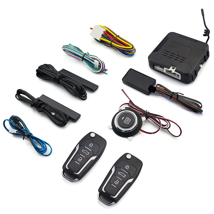 Car Alarm Remote Control Kit Car Keyless Entry Engine Start Alarm System Car Alarm Security System