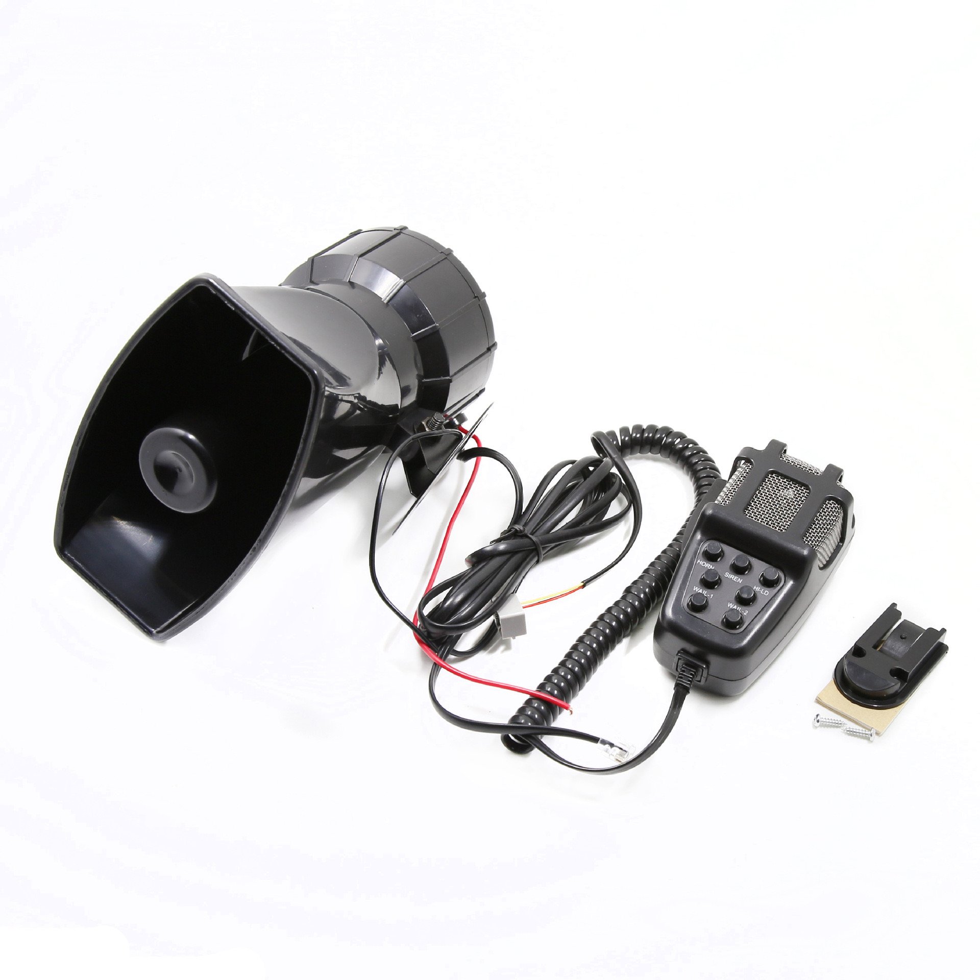 X-7SEVEN 12V 100W 7 Sound Style Emergency Warning Horns 125dB Car Alarm Fire Loud Speaker Siren Horn Electric Air Horn