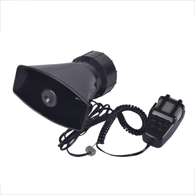 X-7SEVEN 12V 100W 7 Sound Style Emergency Warning Horns 125dB Car Alarm Fire Loud Speaker Siren Horn Electric Air Horn