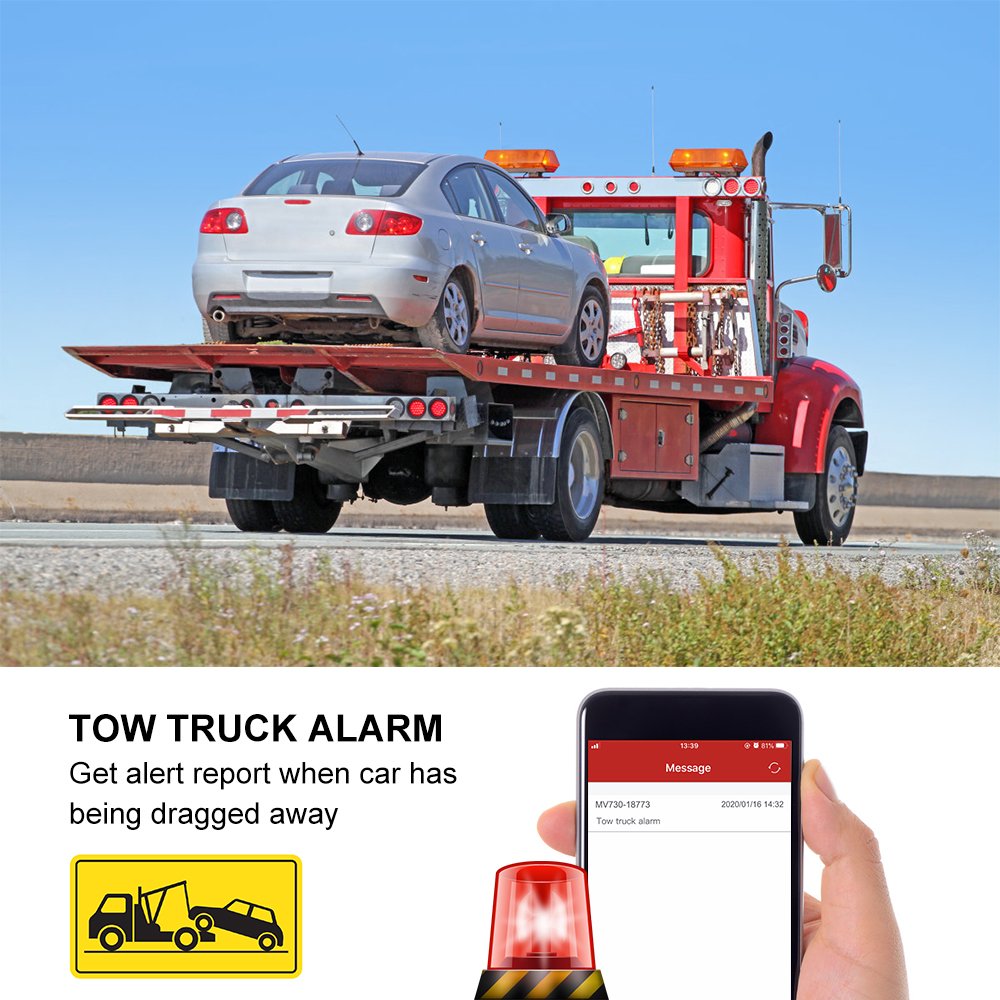 Car Relay GPS Tracker ACC Detection Cut Wire Alarm Fleet Truck Vehicle Locator 2G GSM GPS Micodus MV730 Tracking Device