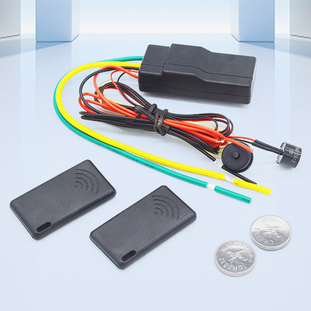 2.4Ghz RFID Immobilizer Wireless Engine Lock Car Alarm System Anti-Theft Anti-Hijacking Circuit Cut Off Device Smart Key