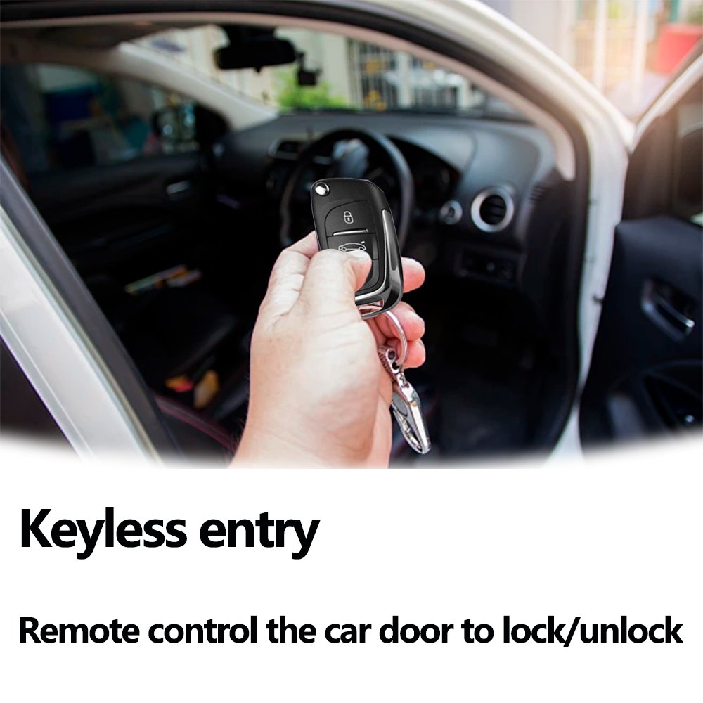 Car Microwave Sensor Shock Sensor Security Antitheft Car Alarm Systems with Keyless Entry