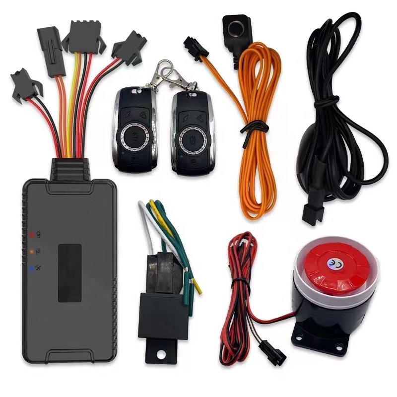 Motorcycle/Motorbike Anti-theft Alarm Key System Tracker GPS with Remoter Buzzle 2G 4G GPS Rastreador
