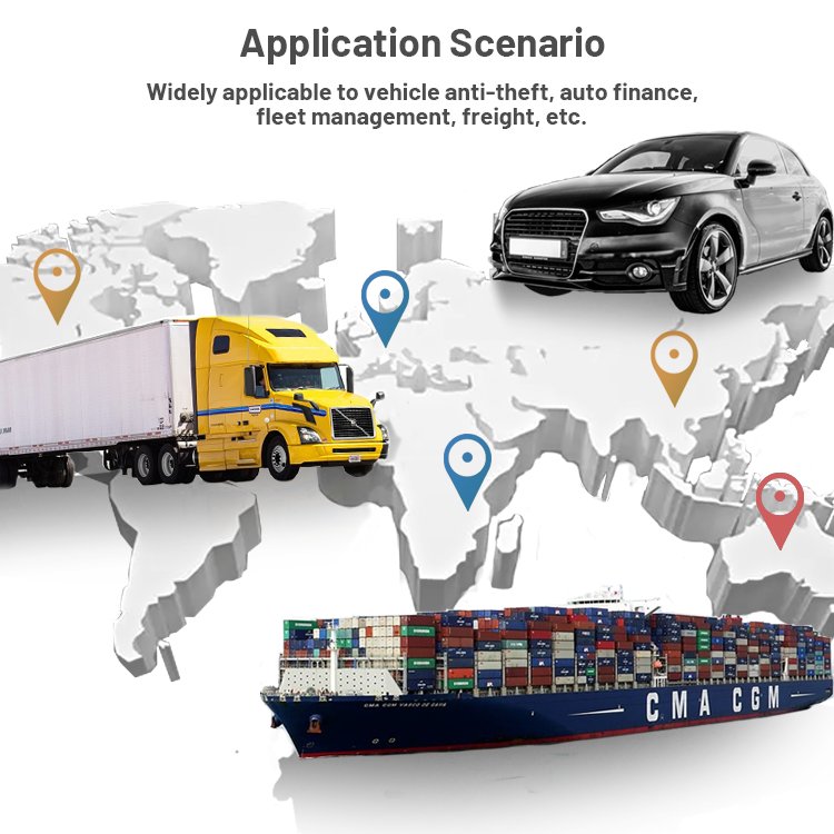 Auto-Sali GT04 Magnetic GPS Tracker 7500mAh Battery Real-time Tracking GPS Tracker for Truck Fleet Management Remote Control