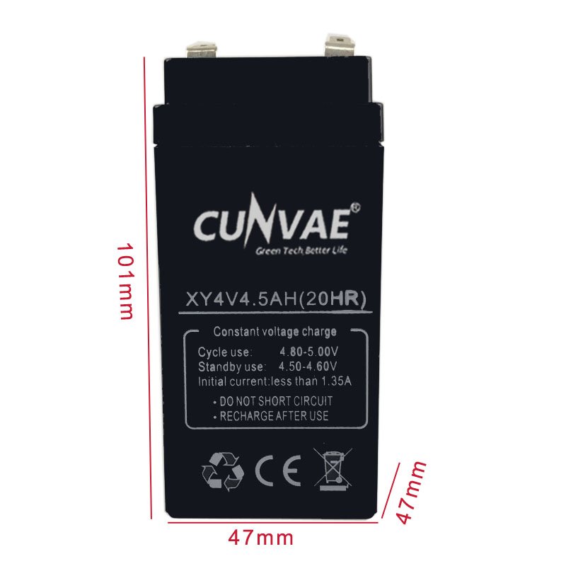 Lead Acid Battery SW445 4V 4.5Ah General Purpose Batteries OEM Accepted for Emergency Lighting Fire Alarms