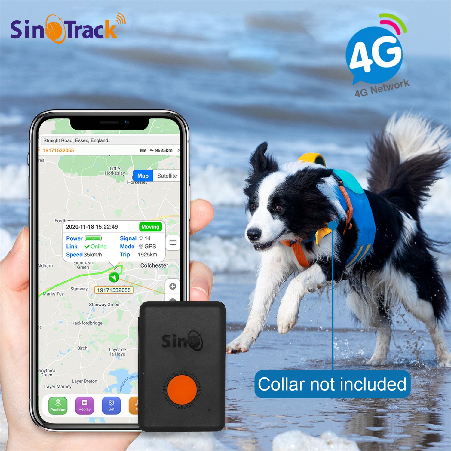 2023 Factory 4G Rastreador SinoTrack ST-904L SOS Security Panic Alarm Tracking Device GPS