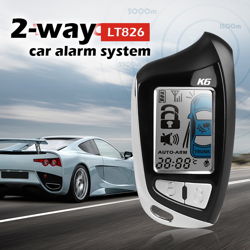 SPY High Quality Special Pke Auto Guard Remote Engine Start Two Way LCD Super Remote Selection 2 Way Car Alarm System Form China