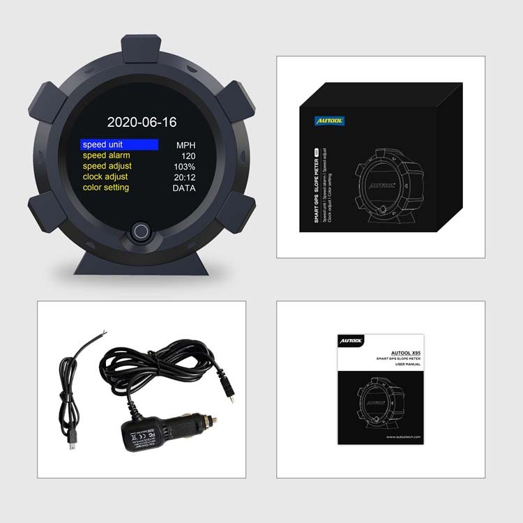 Multi-Function Odb2 Autool X95 Best Hud for Car Gps Heads up Display Speed Voltage Coordinates for All Cars