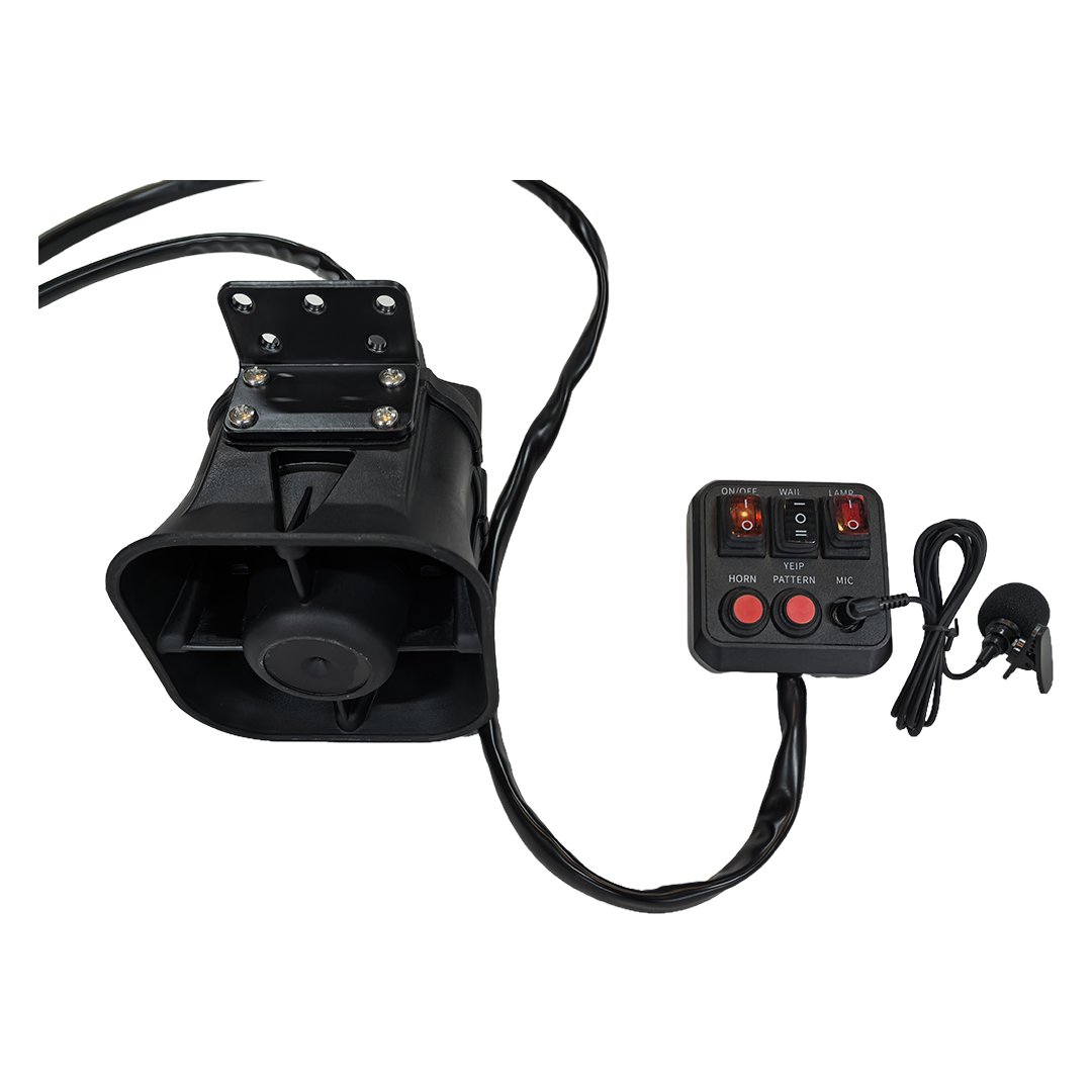Hot Sales 30W Motorcycle Speaker with Alarm Function 4 Tone and Microphone