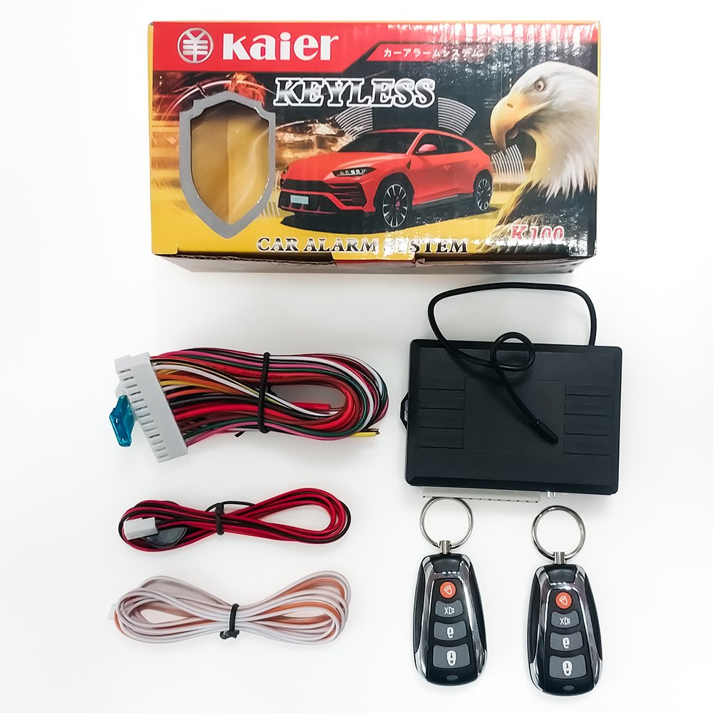 Universal Hot Sale Kaier K100 Remote Control One Way Car Alarm