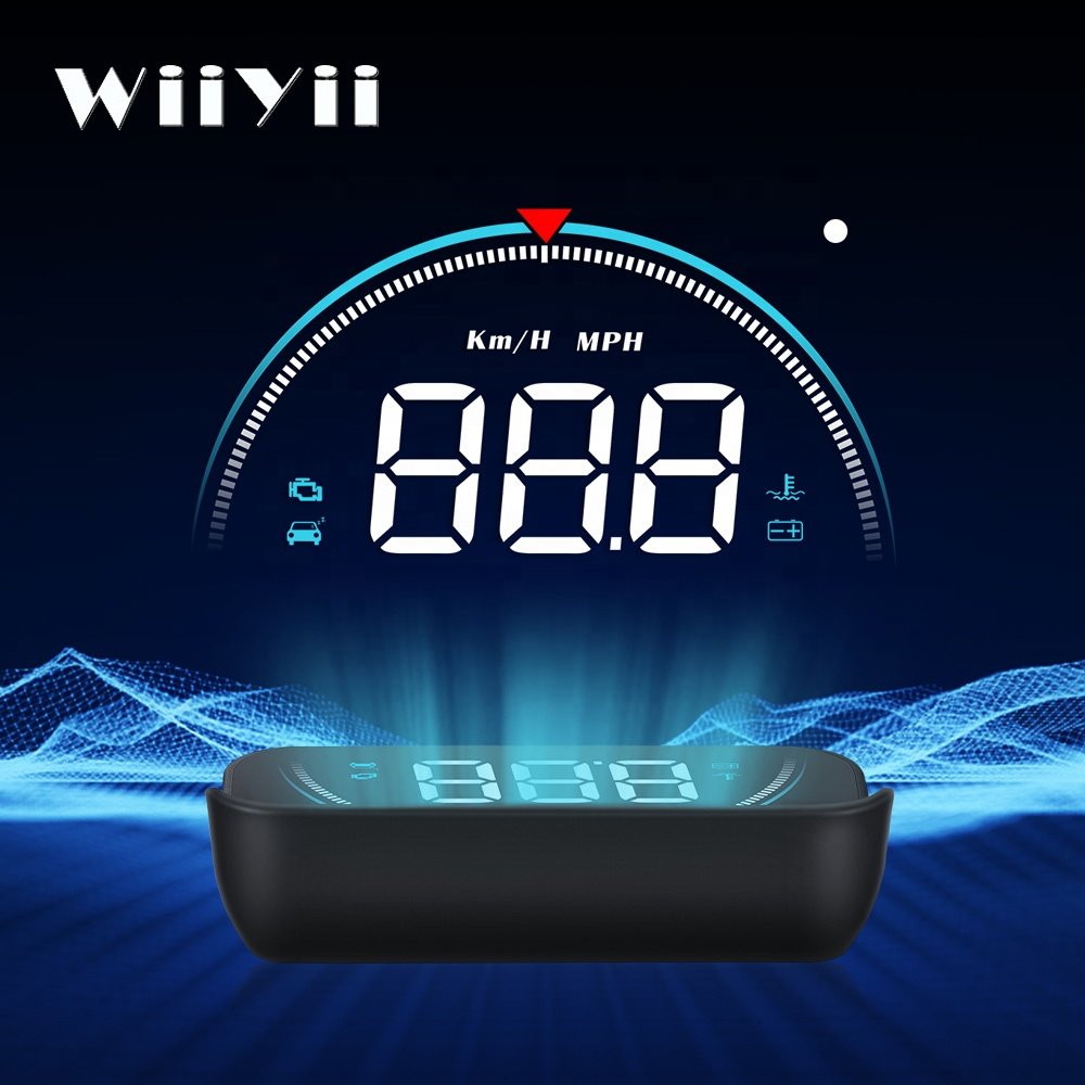 WiiYii Universal Car Head up Display HUD M8 Mirror OBD2 Diagnostic Speed Projector Plug and Play Car Accessories