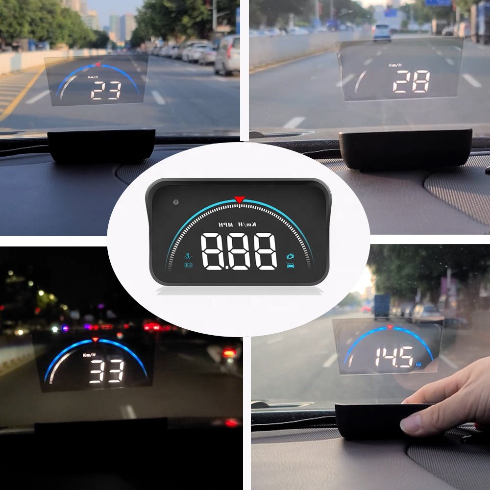 WiiYii Universal Car Head up Display HUD M8 Mirror OBD2 Diagnostic Speed Projector Plug and Play Car Accessories