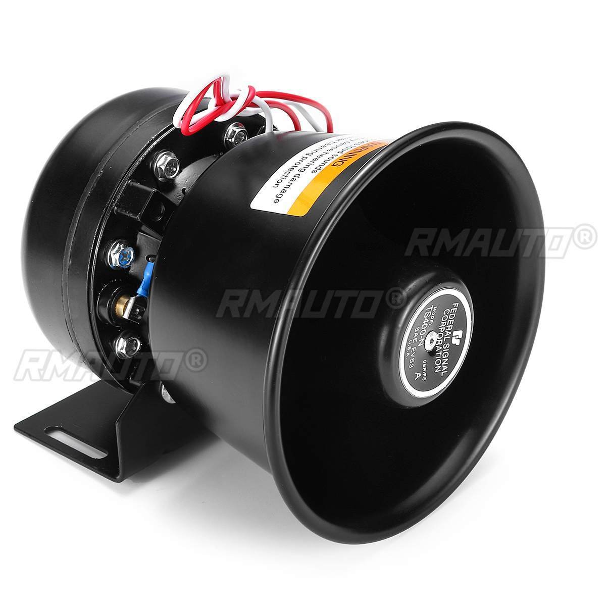 12V 400W 9 Tone Loud Car Warning Alarm Police Siren Horn Speaker Auto Horn 12V with MIC System and Wireless Remote Control