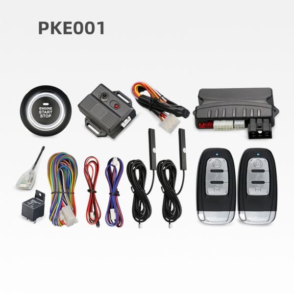 NTO Universal Vibration Pke Keyless Entry Push Button Start Car Alarm System Remote Engine Start for Toyota
