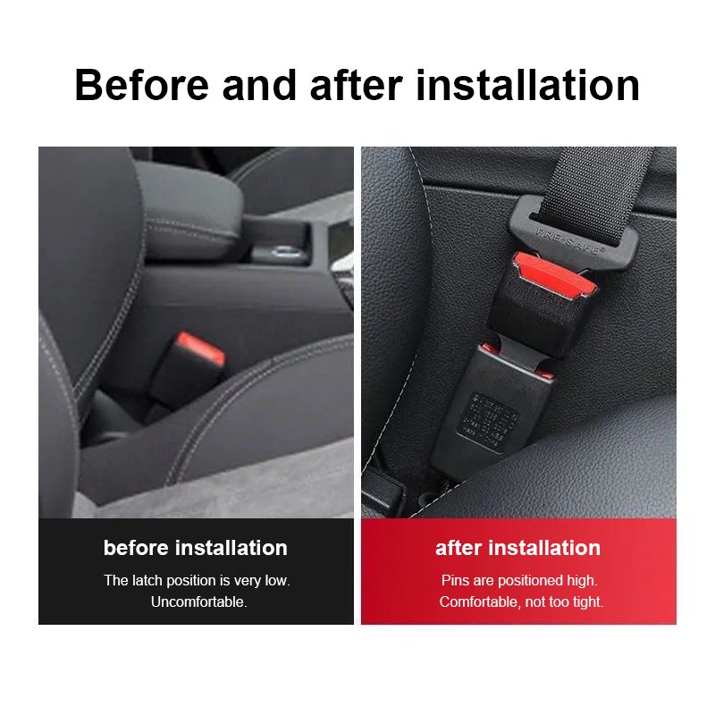 Seat Belt Extender Car Seats Alarm Silencer Hidden Car Seat Belt Buckle
