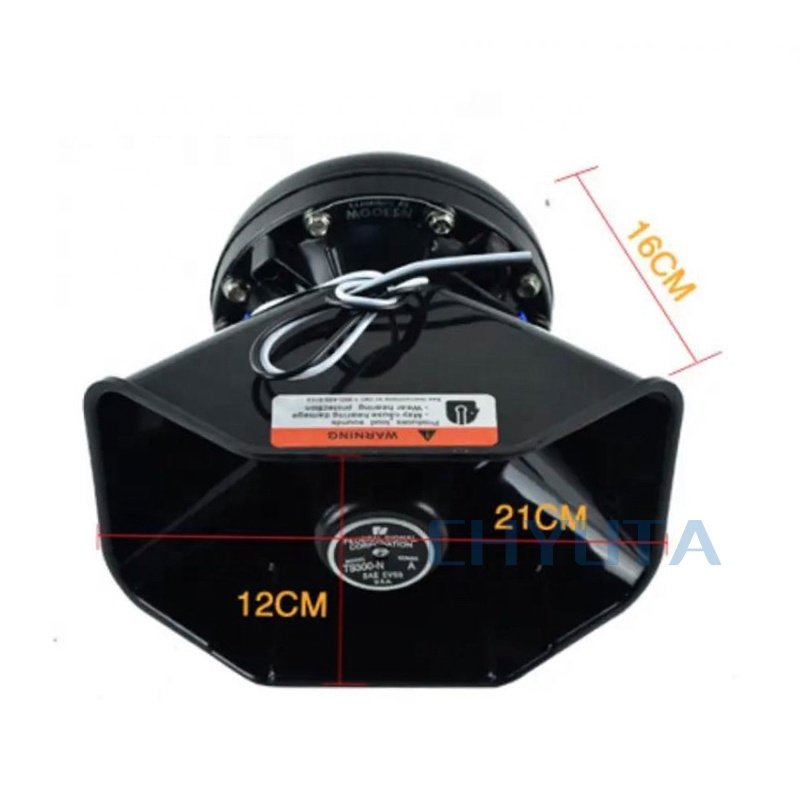 High Performance Megaphone Horn Sound Loud Car Alarm Speaker Horn Wireless Amplifier Warning Speaker Accessories for Siren