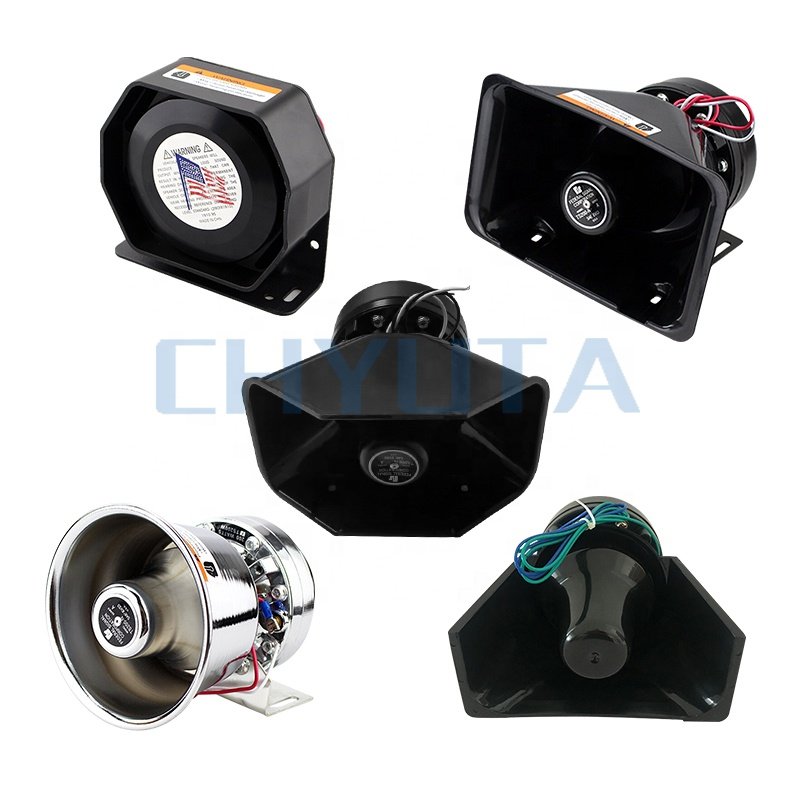 High Performance Megaphone Horn Sound Loud Car Alarm Speaker Horn Wireless Amplifier Warning Speaker Accessories for Siren