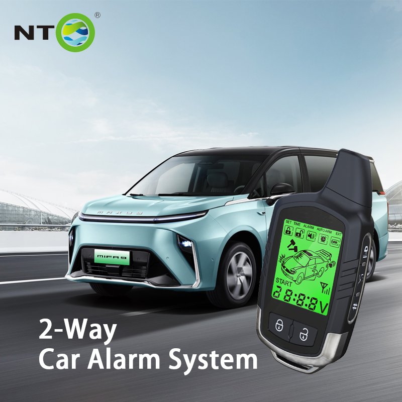 NTO Touch Sensitive 2 Way Real-Time Monitoring Smart Key Lcd Remote Control Car Alarm System Manual Auto Electronics