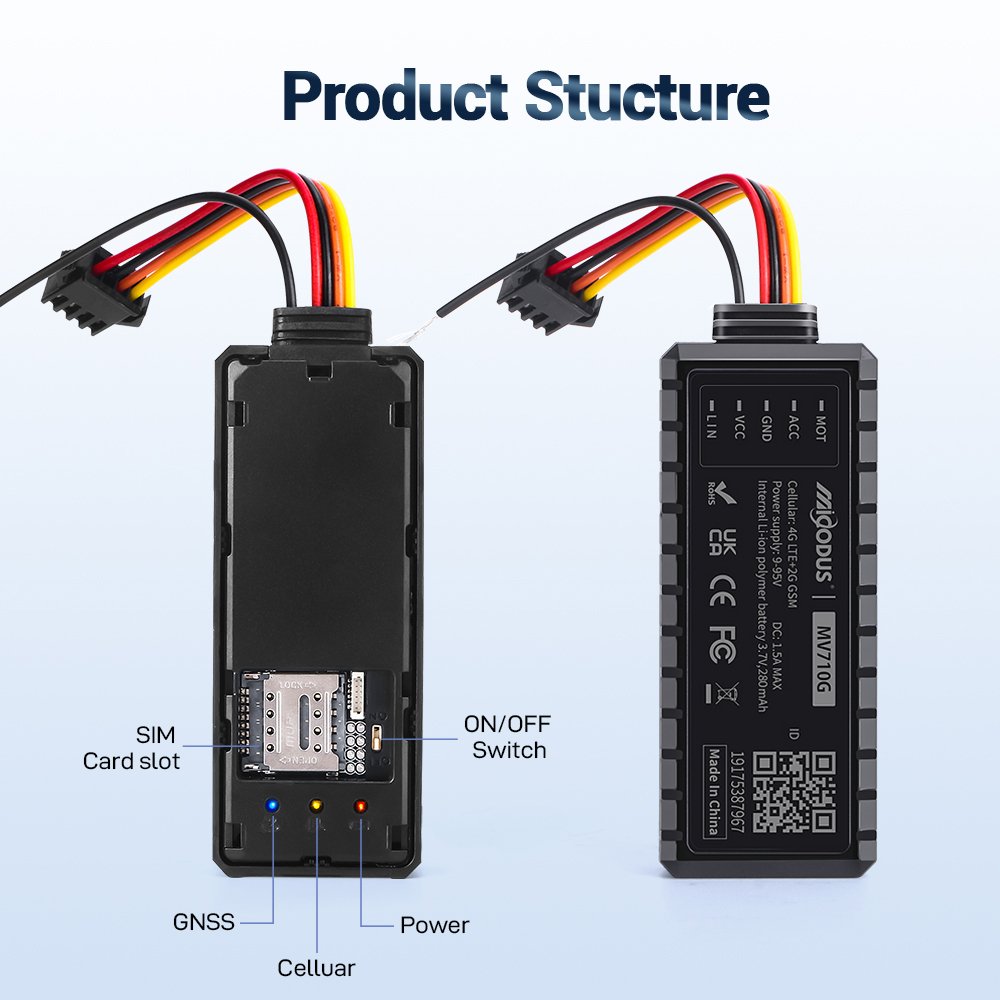 Fleet Management System Remote Control Micodus MV710G 4G LTE Tracking Device Wholesale Good Price Gps Car Tracker With Sim Card
