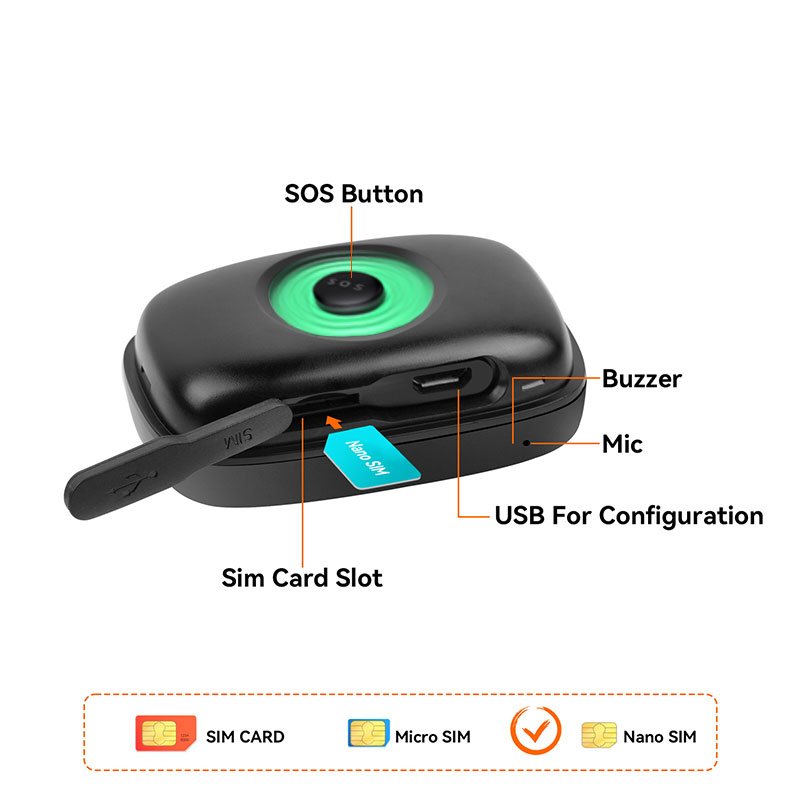 4G Pet GPS Tracker Waterproof Dog GPS Tracking Collar Mini Cat Anti-Lost Alarm Locator Support Geo-Fence SOS Smart Kids Locator